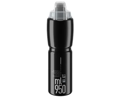 Фляга ELITE JET PLUS чорний/сірий 950мл