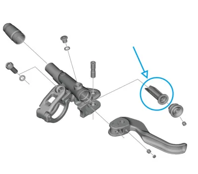Диафрагма тормозной ручки SHIMANO BL-M9100 XTR