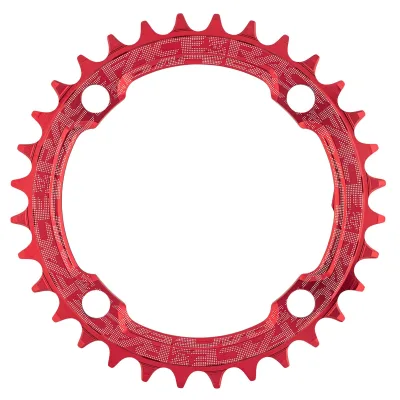 Зірка RACE FACE CHAINRING,NARROW WIDE,104X34,RED,10-12S