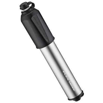 Насос Lezyne SPORT DRIVE HV 90psi (6.2 bar) Flex Hose сріблястий
