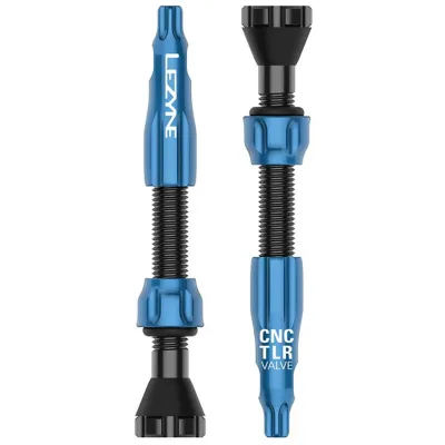 Ніпель для безкамерки LEZYNE CNC TLR VALVE 44MM Блакитний Y14