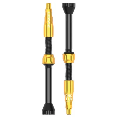 Ніпель для безкамерки LEZYNE CNC TLR VALVE 60MM Золотистий Y14