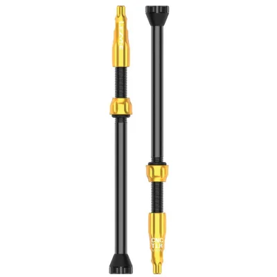 Ніпель для безкамерки LEZYNE CNC TLR VALVE 80MM Золотистий Y14