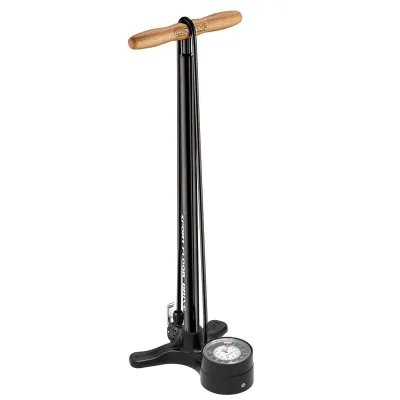 Підлоговий насос LEZYNE SPORT FLOOR DRIVE DV Манометр 3,5" Чорний матовий 220psi Y13