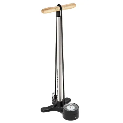 Підлоговий насос LEZYNE SPORT FLOOR DRIVE DV Манометр 3,5" Сріблястий матовий 220psi Y13