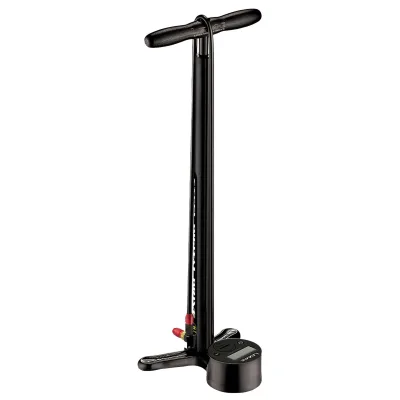 Напольный насос LEZYNE STEEL DIGITAL DRIVE Манометр 3,5" Черный матовый 220psi Y14