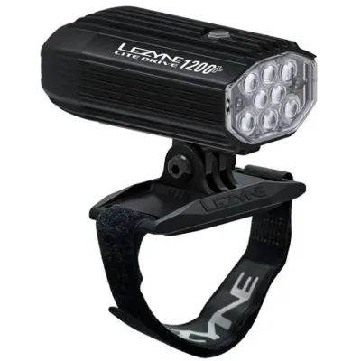 Переднє світло LEZYNE HELMET LITE DRIVE 1200+ FRONT Чорний матовий 1200 люменів Y18