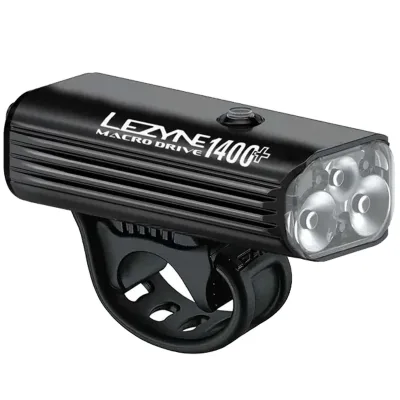 Переднє світло LEZYNE MACRO DRIVE 1400+ FRONT Чорний матовий 1400 люменів Y17