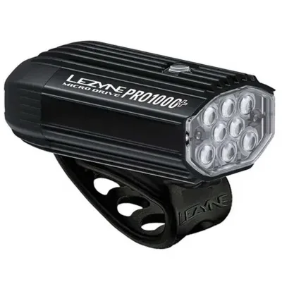 Переднє світло LEZYNE MICRO PRO 1000+ FRONT Чорний матовий 1000 люменів Y17