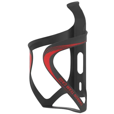 Флягодержатель LEZYNE CARBON TEAM CAGE Черный матовый/красный Y14