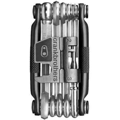 Мультитул Crankbrothers M17, 2/2.5/3/4/5/6/8мм, T5, Phillips #2, flat #2, ключ для спиць, вичавки ланцюга, чорний