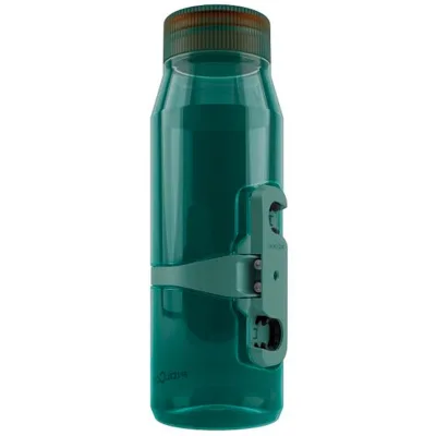 Фляга з конектором та базою FIDLOCK TWIST bottle 700мл., прозорий / зелений