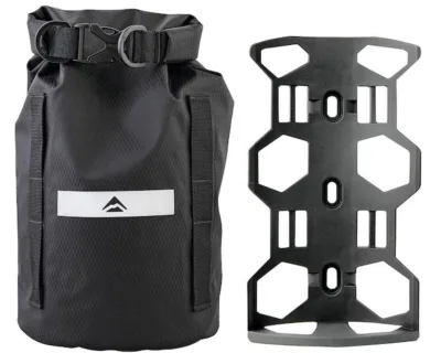 Сумка MERIDA TRAVEL BAG, BLACK ONE SIZE, VOLUME: 5L, DIA.17*L:30CM, MATERIAL: 210D DIAMOND TPU