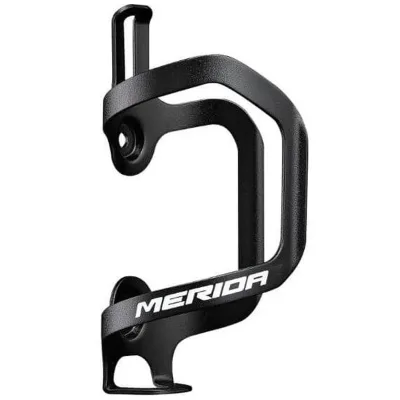 Фляготримач MERIDA Bottle Cage/Alloy sideload Onesize/Black SB, White Shiny