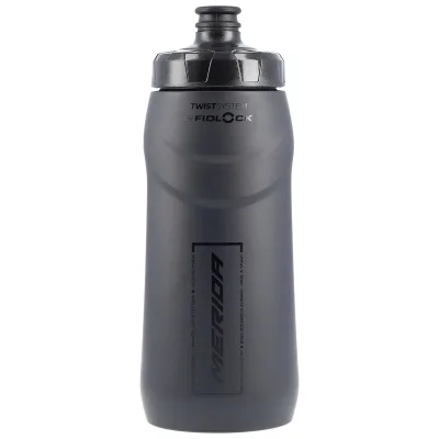 Фляга MERIDA/FIDLOCK Matt Black, Glossy Black 620 ccm Bottle with connector (Без бази)