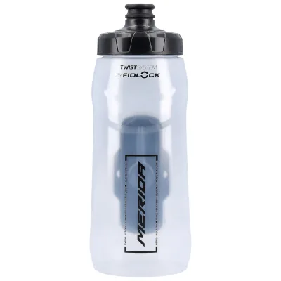 Фляга MERIDA/FIDLOCK Transparent, Glossy Black 620 ccm, Bottle without connector