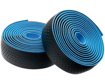 Обмотка руля MERIDA BLACK W/BLUE DOTS L:2100MM*W:30MM, W/END PLUGS