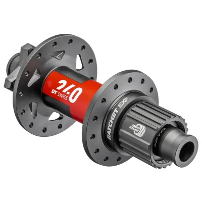 Втулка задня DT Swiss, 240 148/12 IS-6 bolt SL12 EXP, micro Spline, 12x148, промисловий, 148 мм, 6 болтів, 32H