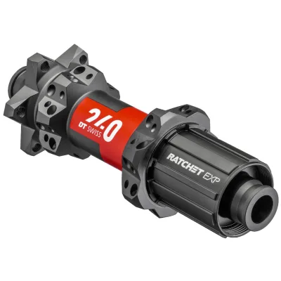 Втулка задня DT Swiss, 24P 142/12 IS-6 bolt SL EXP, HG, 12x142, промисловий, 142 мм, 6 болтів, 28H