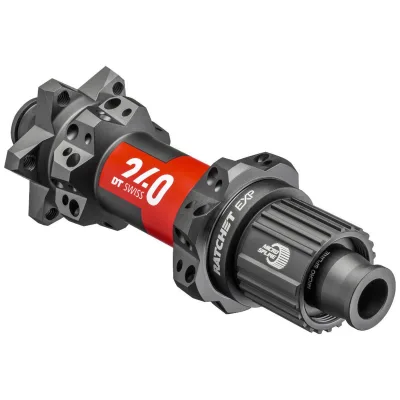 Втулка задня DT Swiss, 24P 148/12 IS-6 bolt SL 12 EXP, HG, 12x148, промисловий, 148 мм, 6 болтів, 28H (Shimano Micro Spline)