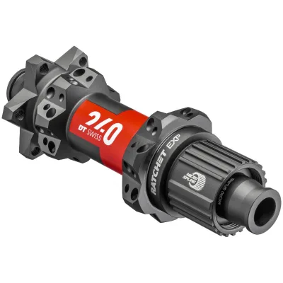 Втулка задня DT Swiss, 24P 157/12 IS-6 bolt SL12 EXP, micro Spline, 12x157, промисловий, 157 мм, 6 болтів, 28H