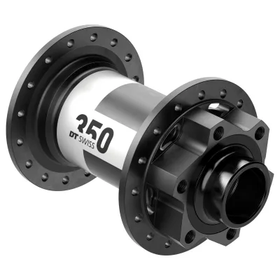 Втулка передня DT Swiss, 350 110/20 IS-6 bolt BOOST,20x110, промисловий, 110 мм, 6 болтів, 28H
