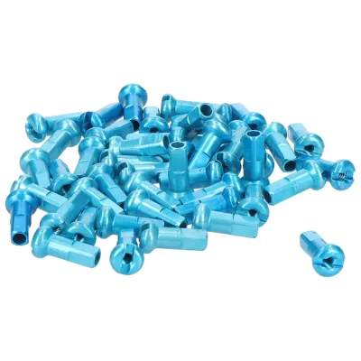 Ниппели DT SWISS Алюминий 2.0 X 12мм х 100шт TURQUOISE