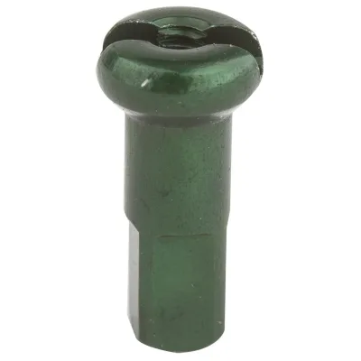Ниппели алюминиевые DT nipples in light alloy green 2.0 x 12 mm 30-008х100шт