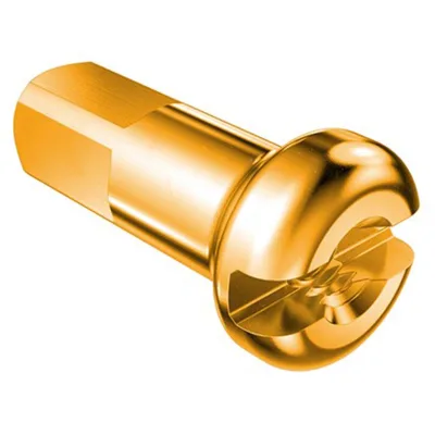 Ніпелі DT SWISS Алюміній 1.8 x 12мм х 100шт GOLD