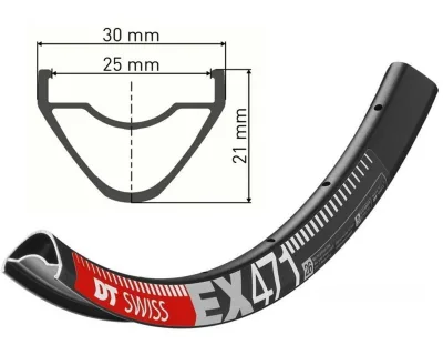 обод DT SWISS EX 471 29x25 DISK BRAKE 28отв.