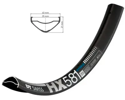 Обід DT SWISS HX 581 27x35 DISK BRAKE 28отв.