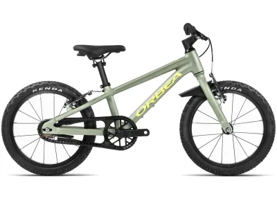 Велосипед 16" Orbea MX 16 (2025) metallic green artichoke matt/yellow matt