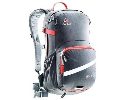Рюкзак DEUTER Bike I 14 колір 4906 graphite-papaya Велосипедний