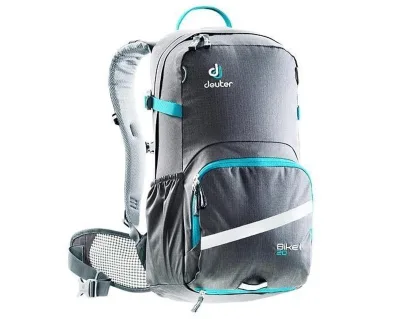 Рюкзак DEUTER Bike I 20 цвет 4331 graphite-petrol Велосипедный