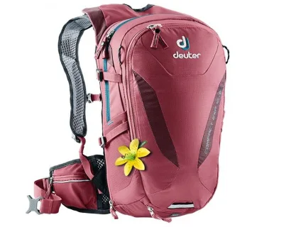 Рюкзак DEUTER Compact EXP 10 SL колір 5527 cardinal-maron Велосипедний