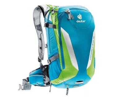 Рюкзак DEUTER Compact EXP 16 колір 3214 petrol-kiwi Велосипедний