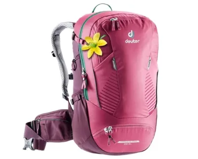 Рюкзак DEUTER Trans Alpine 28 SL колір 5563 ruby-blackberry Велосипедний