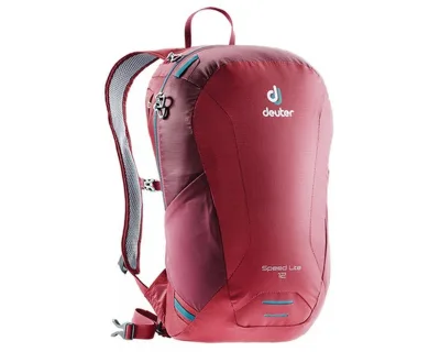 Рюкзак DEUTER Speed Lite 12 колір 5528 cranberry-maron з поясним ременем Для походів