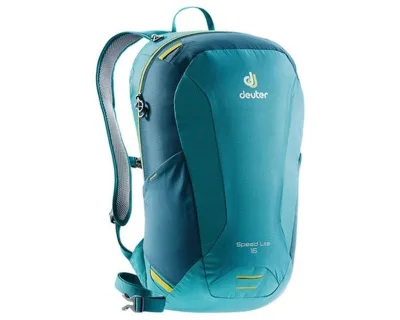 Рюкзак DEUTER Speed Lite 16 колір 3325 petrol-arctic з поясним ременем Для походів