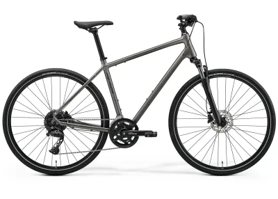 Велосипед 28" Merida Crossway 300 (2026) рама - XS Silk Warm Slate Grey(Black)