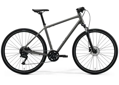 Велосипед 28" Merida Crossway 100 (2026) рама - XXS Silk Warm Slate Grey(Black)