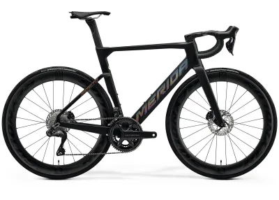 Велосипед 28" Merida Reacto 8000 (2026) рама - M Silk Black(Glossy Dark Silver)