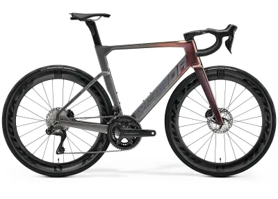 Велосипед 28" Merida Reacto 8000 (2026) рама - M Rainbow/Gunmetal Grey(Silver)