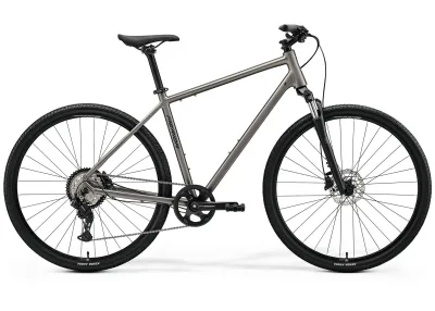 Велосипед 28" Merida Crossway 20 (2026) рама - M Silk Warm Slate Grey(Black)