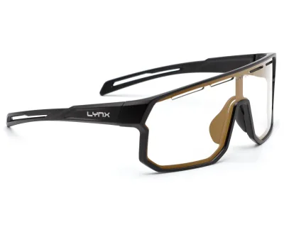 Окуляри LYNX Bismarck PH B, matt black-#1 smoke photochromic with gold revo
