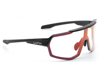 Окуляри LYNX Tucson 2 PH B, matt black-#1 smoke photochromic with black red revo