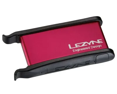 Набір латок з бортувальними лопатками LEZYNE LEVER KIT Червоний Y13 (2 латки + 2 лопатки)