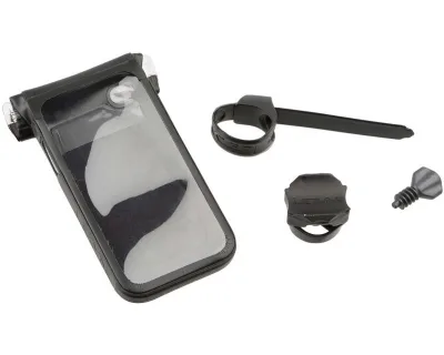Чехол для телефона LEZYNE SMART DRY CADDY 4S: Надежная защита от влаги (Черный)