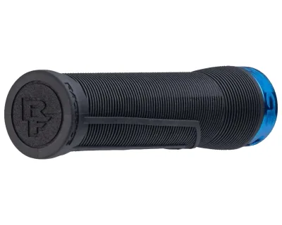Гріпси RACE FACE CHESTER, 34 мм, Хомут (BLACK) Чорний, Грип (BLUE) Синій (Гумові)