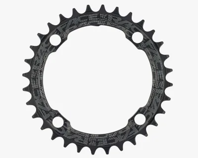 Звезда RACE FACE Narrow Wide, 104 BCD, 36T, 10-12 ск (MATTE BLK) Матовая Черная (Алюминиевая)